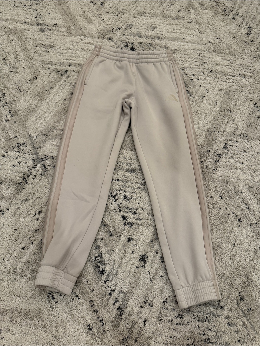 Kids Neutral Taupe Jogger Pants 10/12